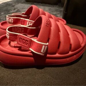UGG Kids Bold Red Sandals